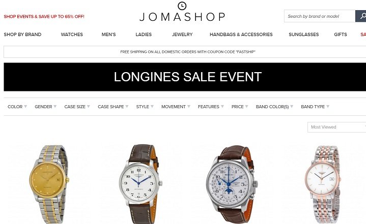 Longines Sale Jomashop